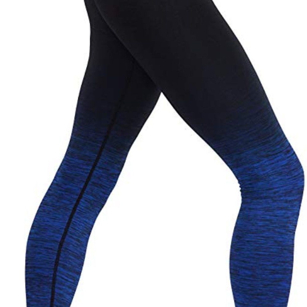 CODEFIT Ombre L/XL Compression Tight Dry-Fit Yoga Pant Leggings